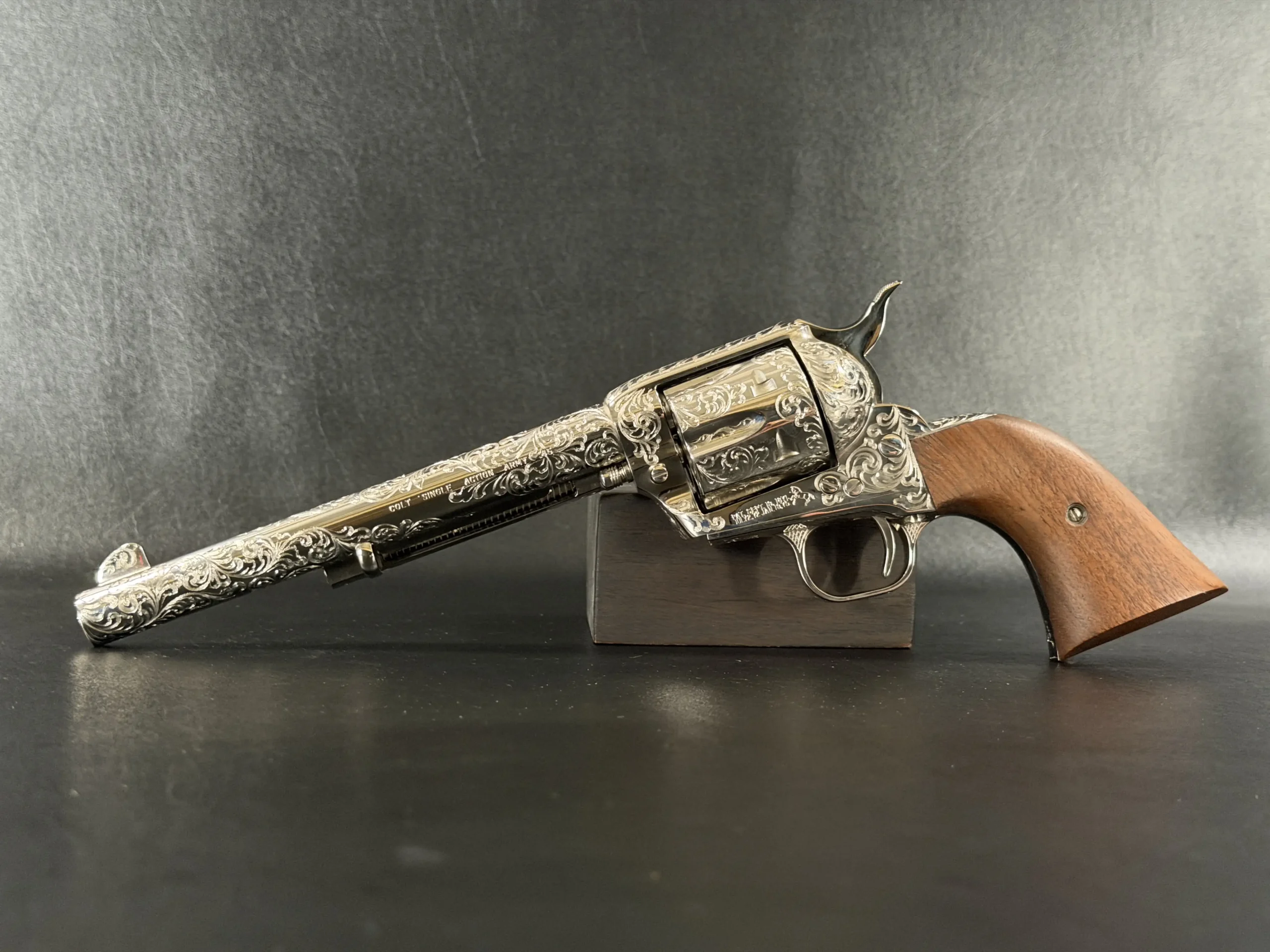 Colt Single Action Army Class D Engraved Nickel