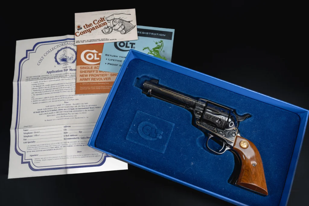 Colt Single Action Army Engraved Serial - S08313A