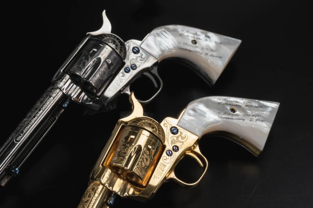 Colt Single Action Army Engraved Sampler Pair