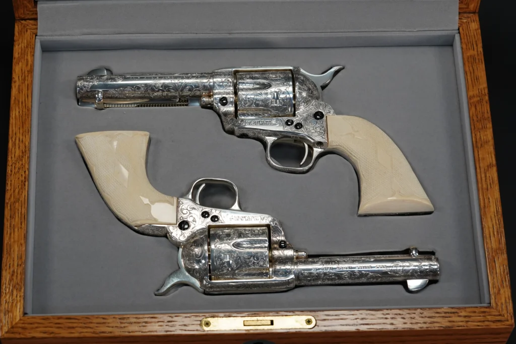 Colt-Single-Action-Army-revolvers-Case-SN-AS65227-SA65228