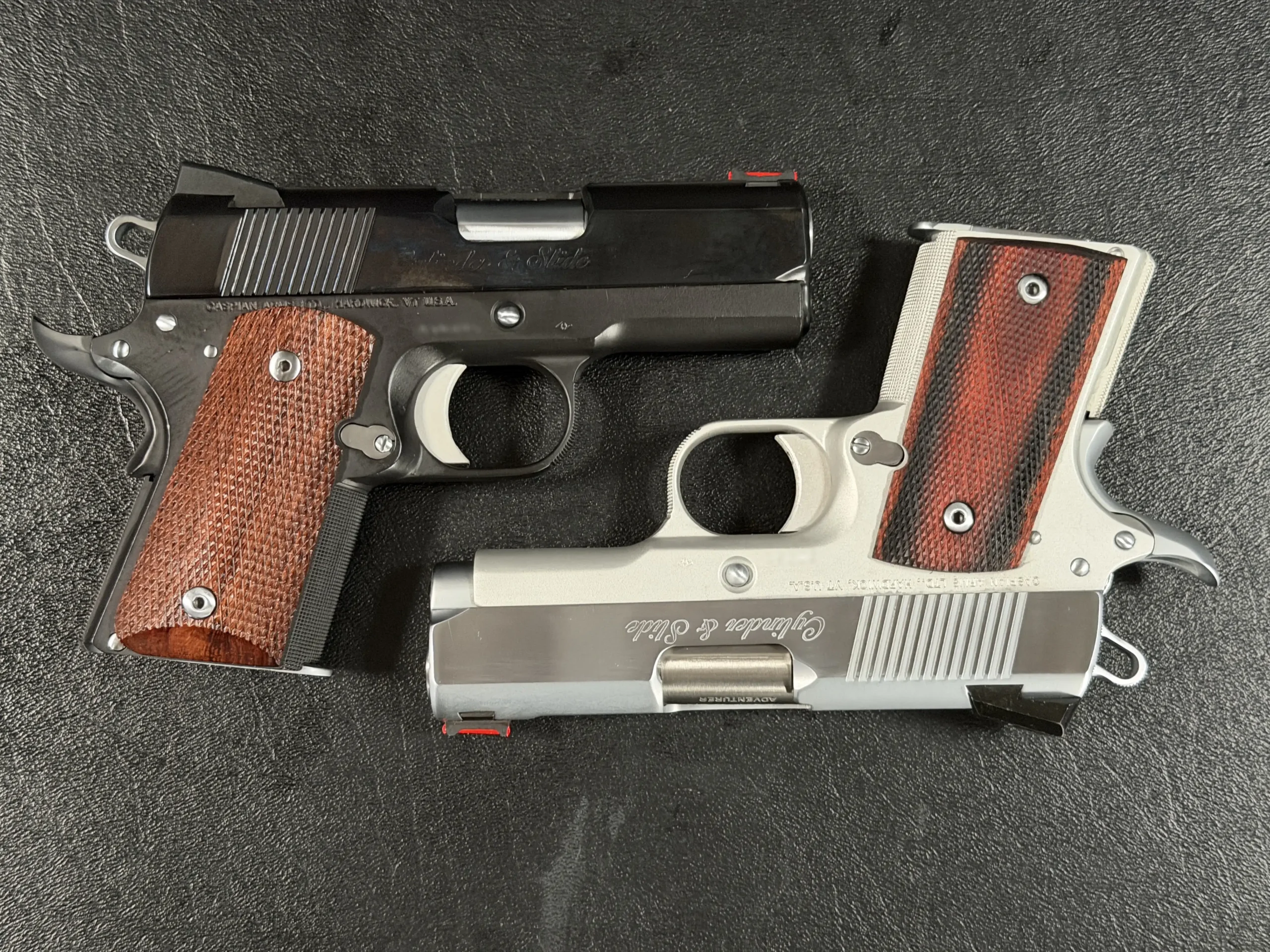 Cylinder And Slide Dual 1911 Adventurer Pistols