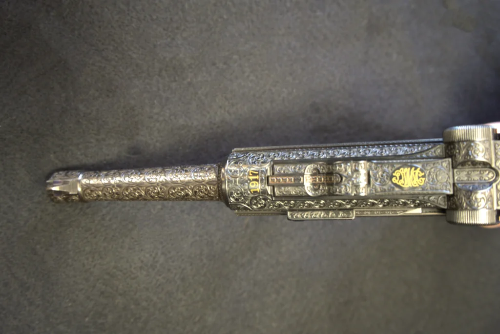 DWM Luger P08 Engraved Top Serial 4453