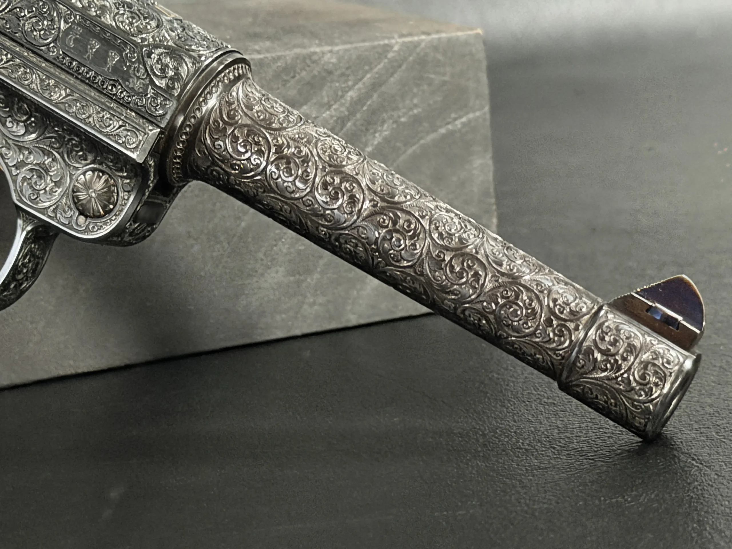 Engraved Luger attributed to H Funk