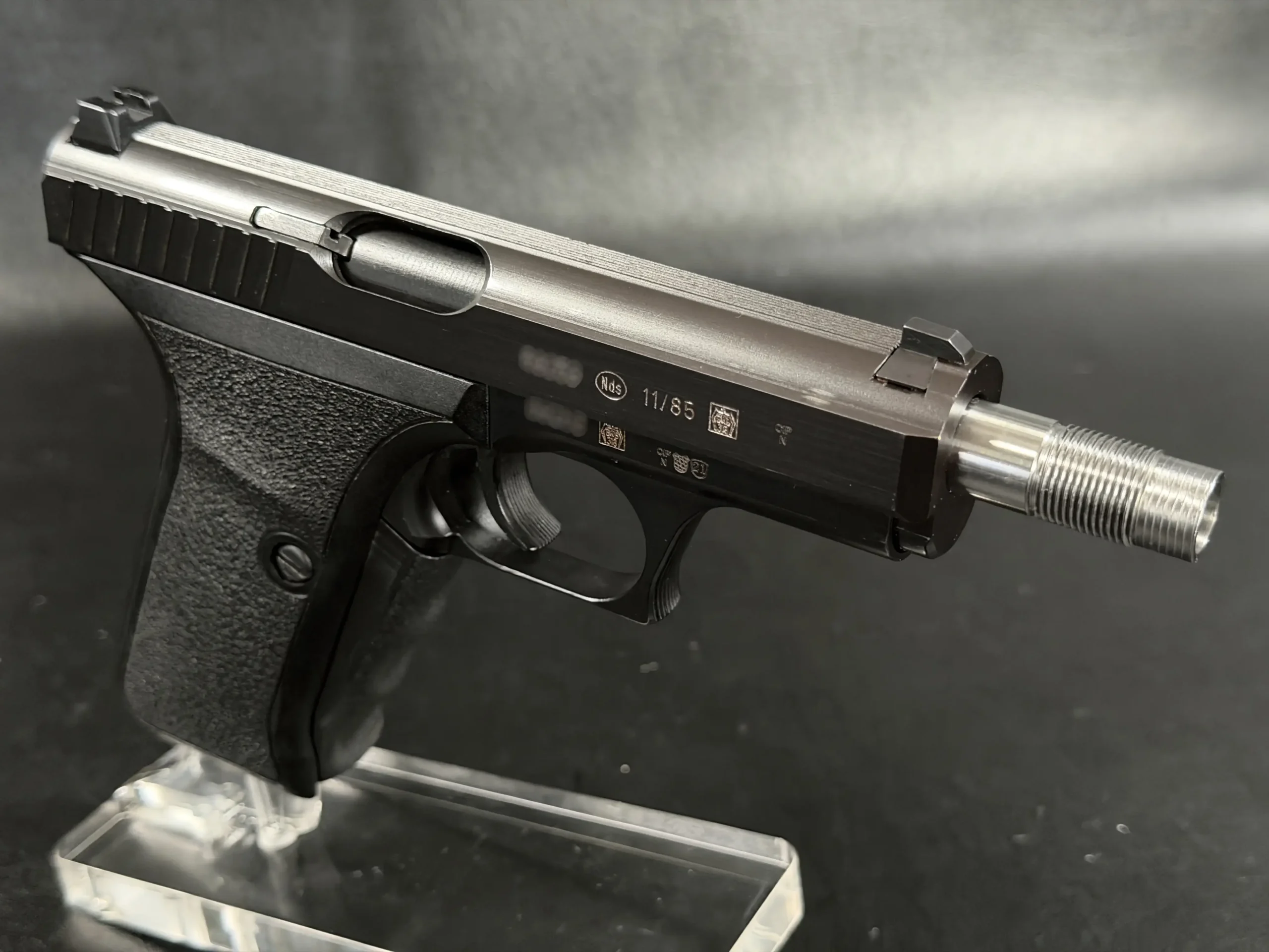 HK P7SD precision German pistol