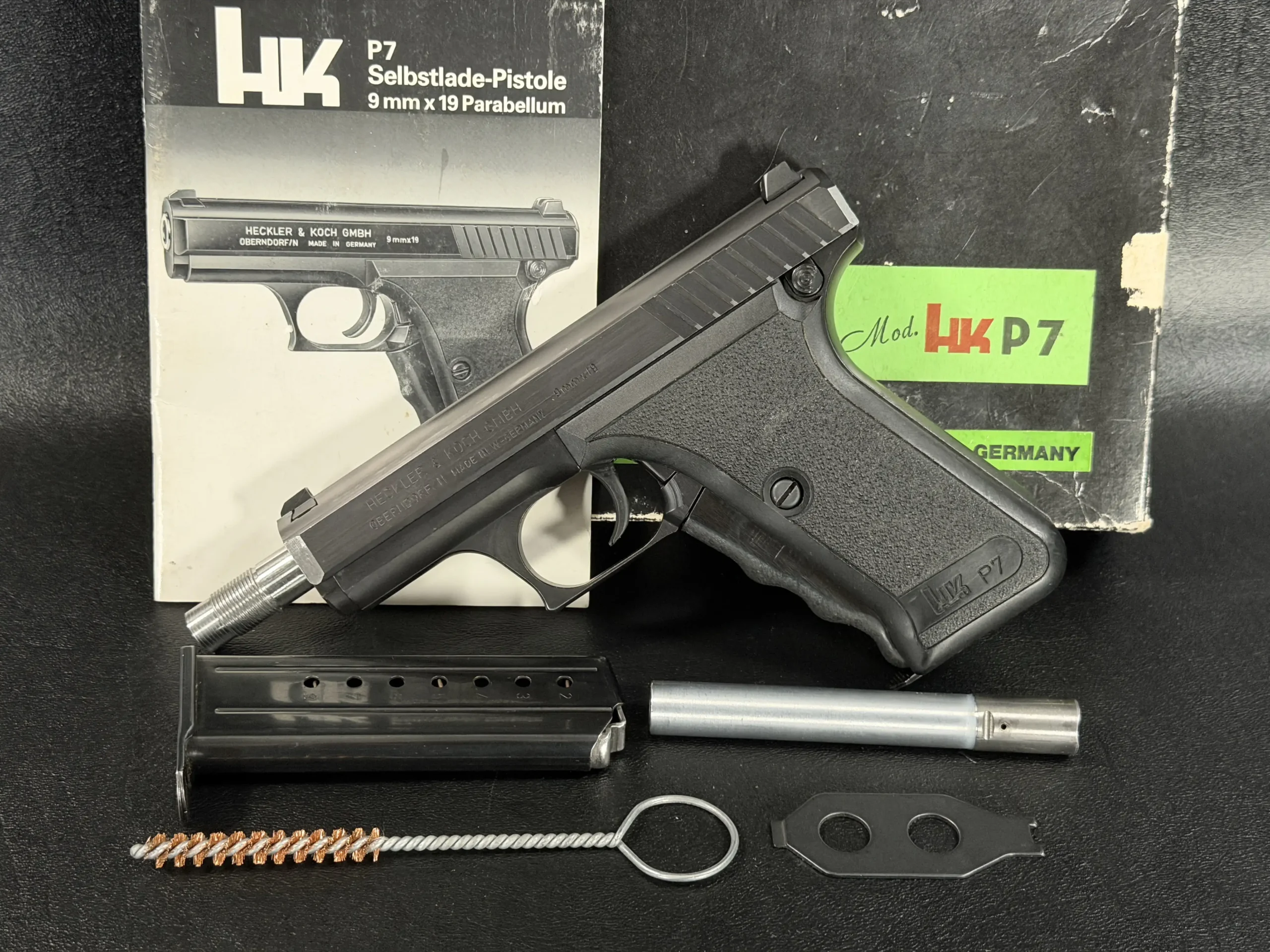 HK P7SD threaded barrel pistol