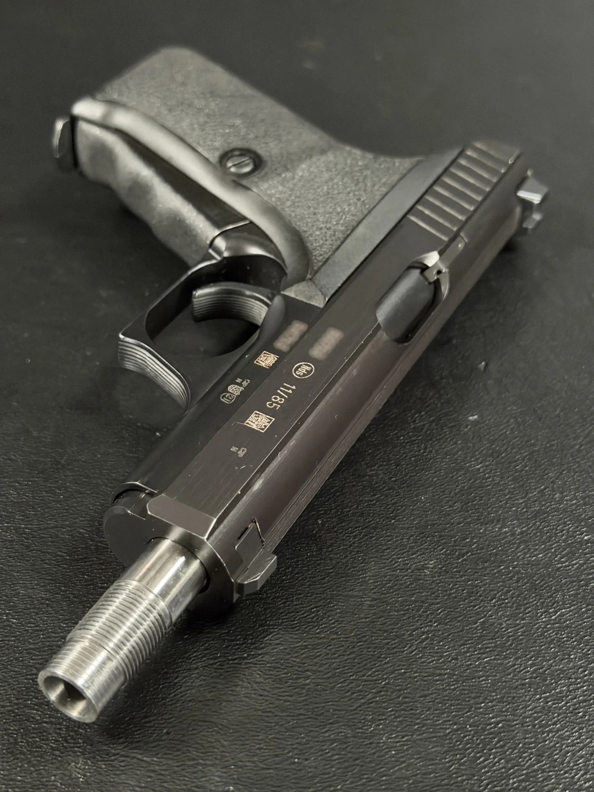 Heckler Koch P7SD squeeze cocker mechanism