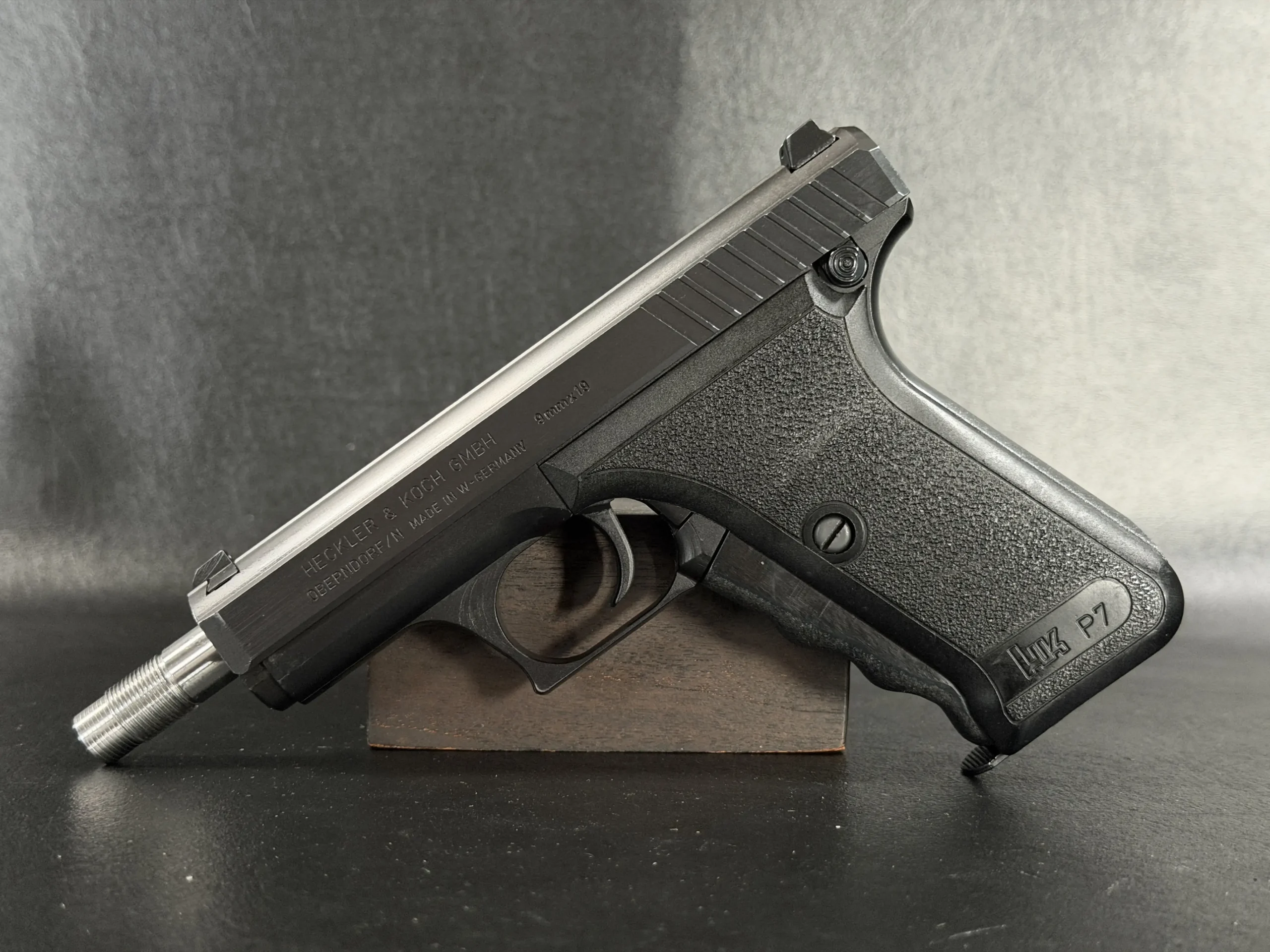 Heckler Koch P7SD suppressor ready pistol