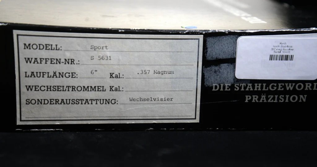 Korth Sport Stainless Box Serial - S5631