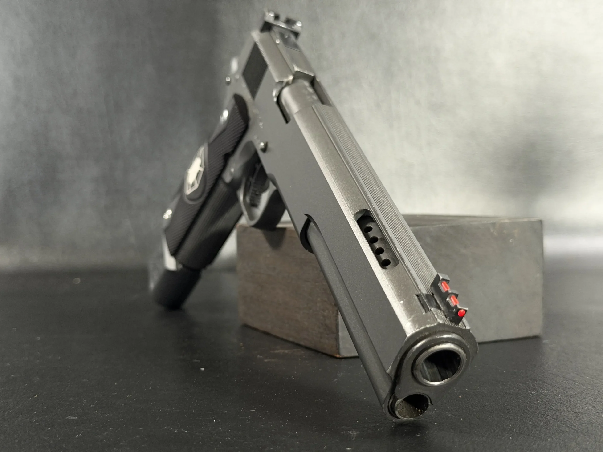 Long Slide 1911 Ported Gun Collector Display