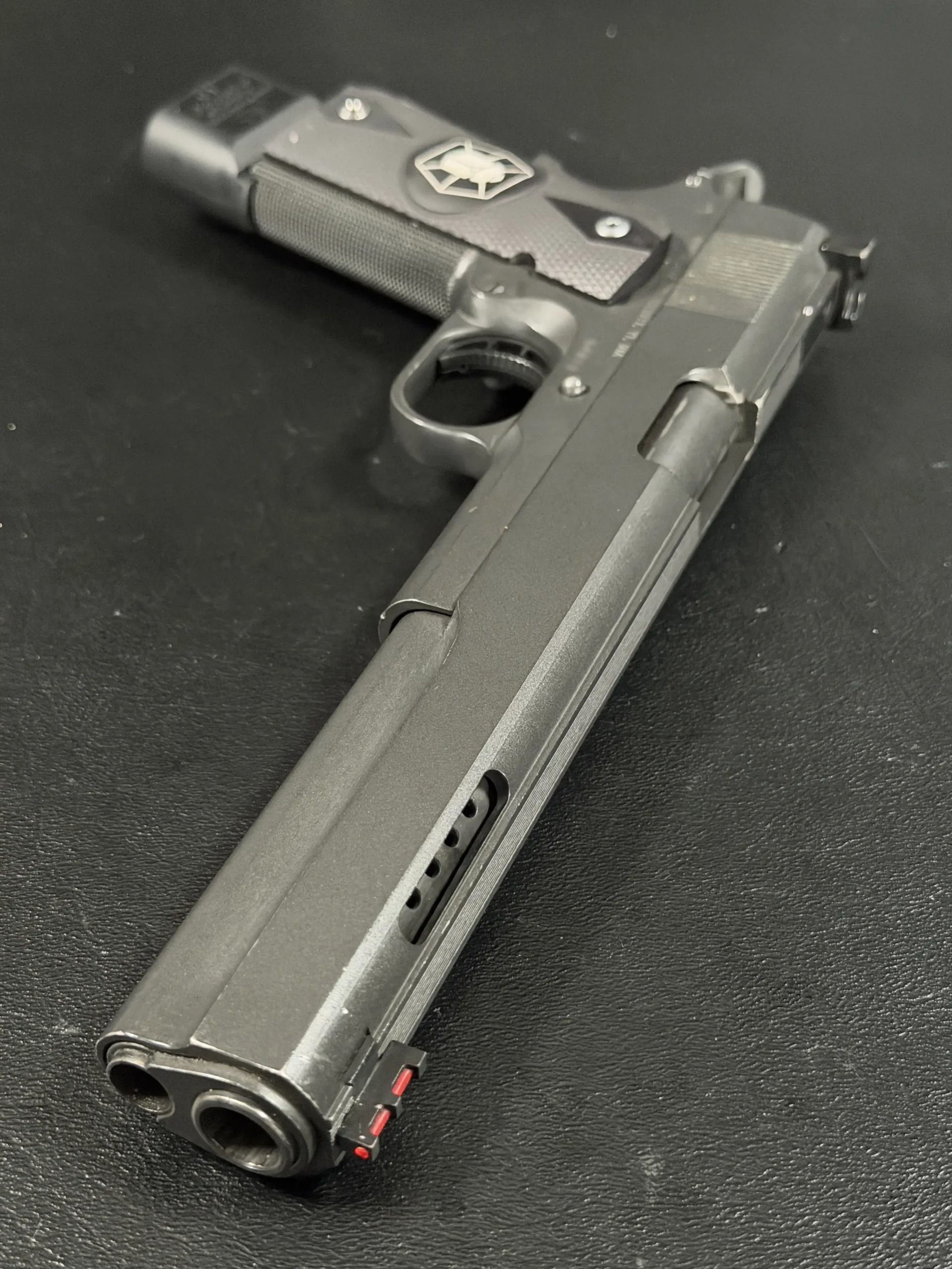 Long Slide 1911 Ported Gun Studio Display