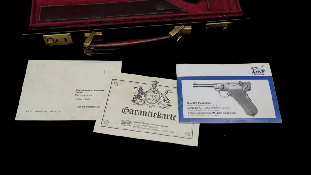 Mauser IWA Luger Parabellum Documents