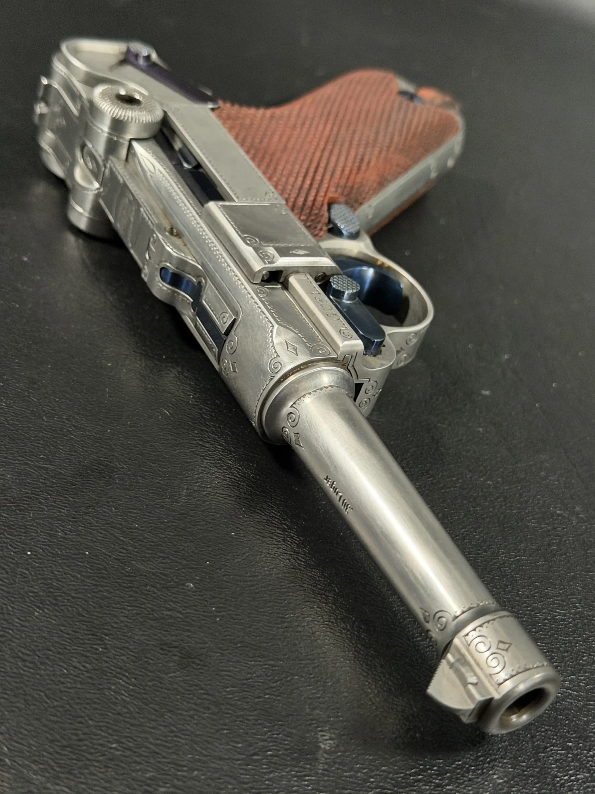 Mauser P08 Engraved With Factory Display Case