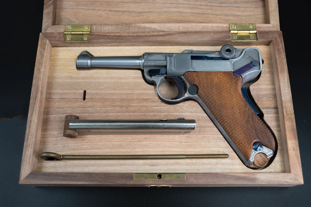 Mauser P08 Luger Engraved Case Serial - HG153