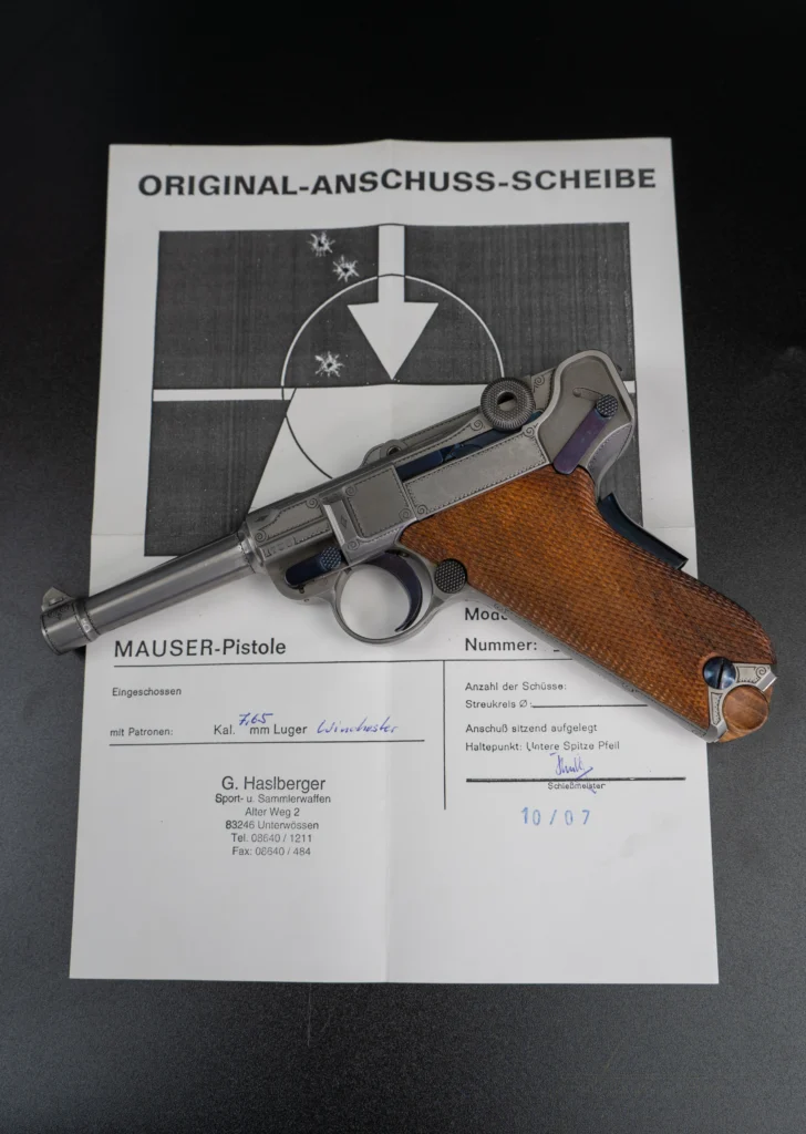 Mauser P08 Luger Engraved Target Serial - HG153