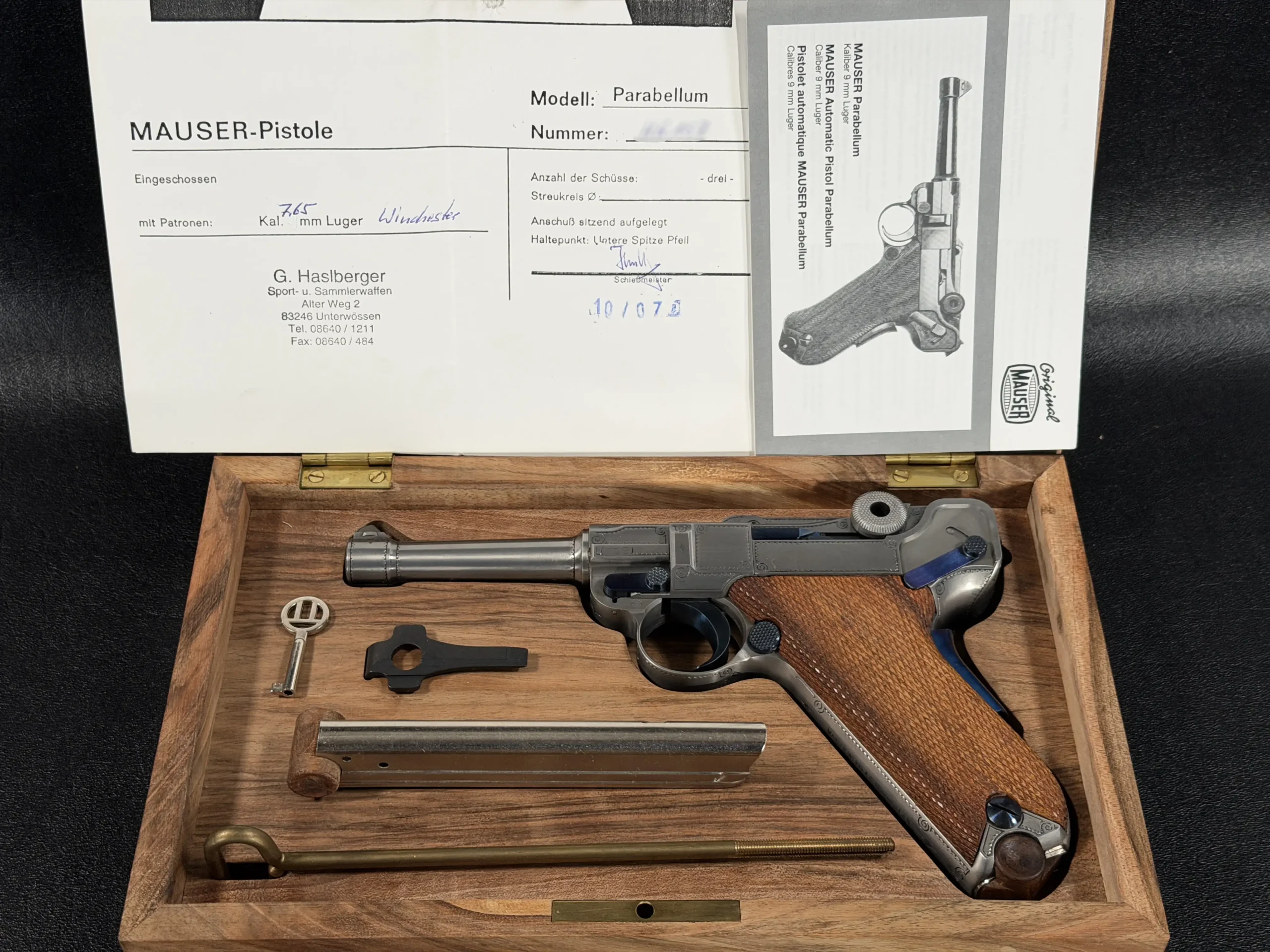 Mauser Parabellum IWA Luxury Edition