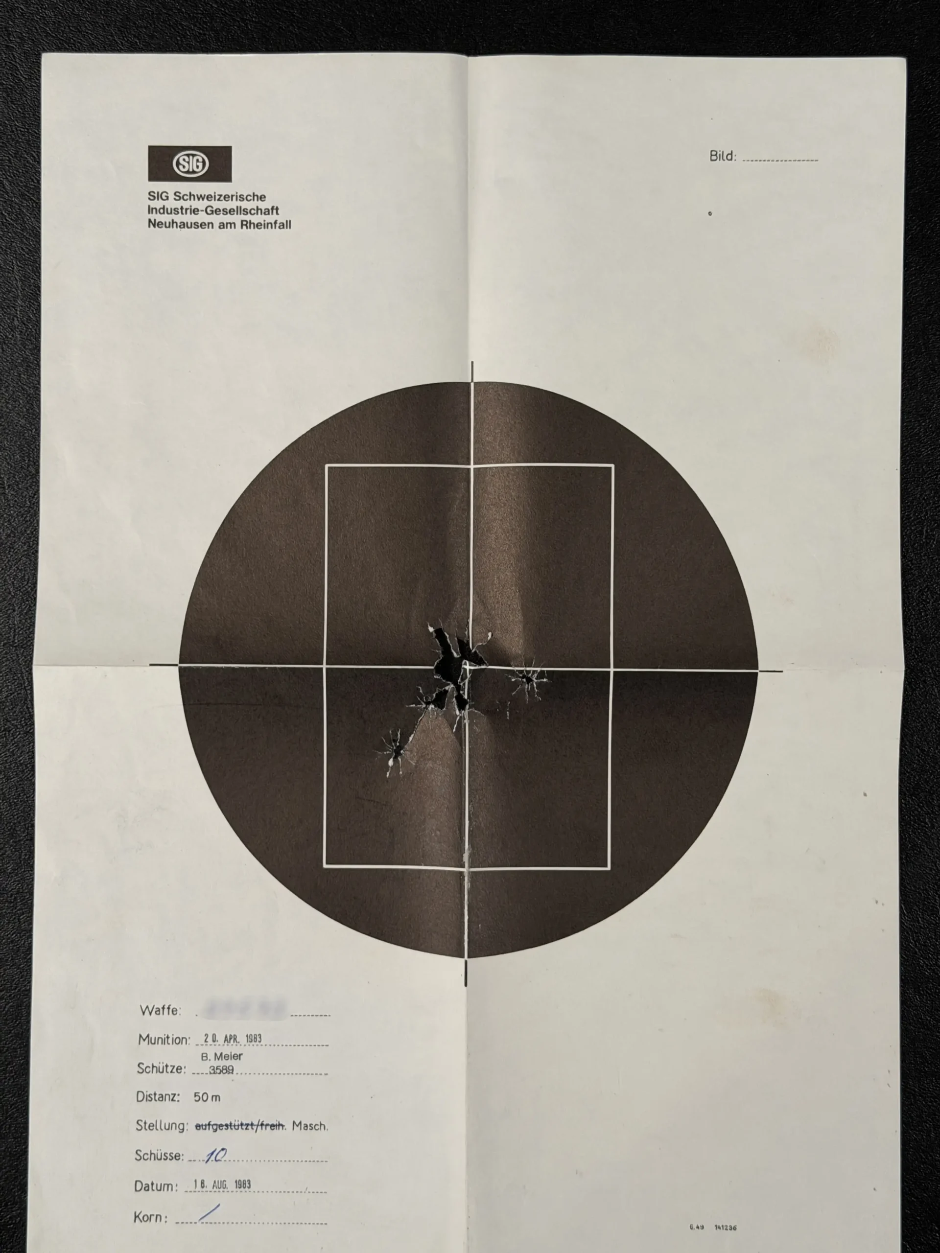 SIG P210 5 Swiss Target Pistol 9mm