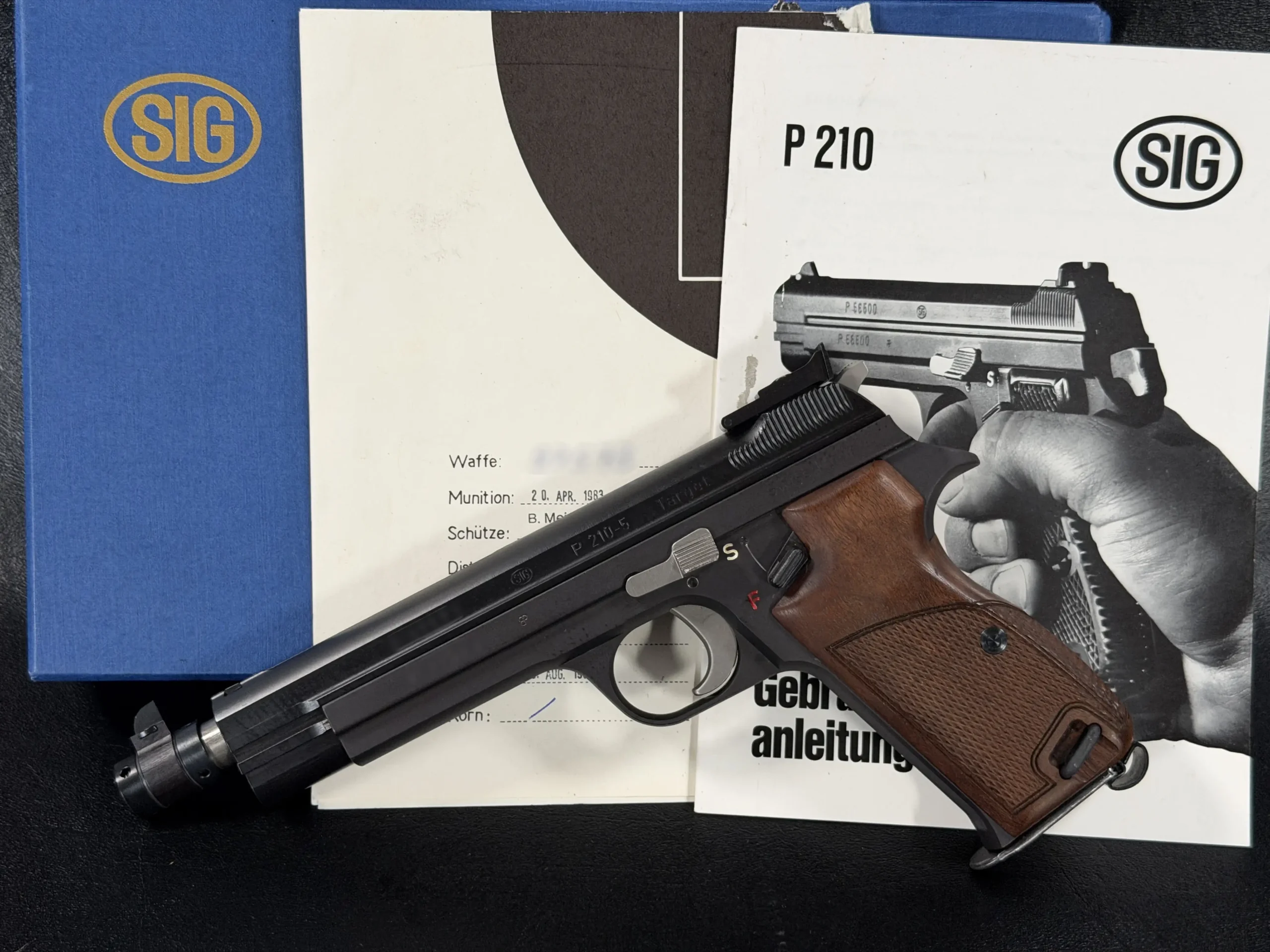 SIG P210 5 Target Long Slide 9mm