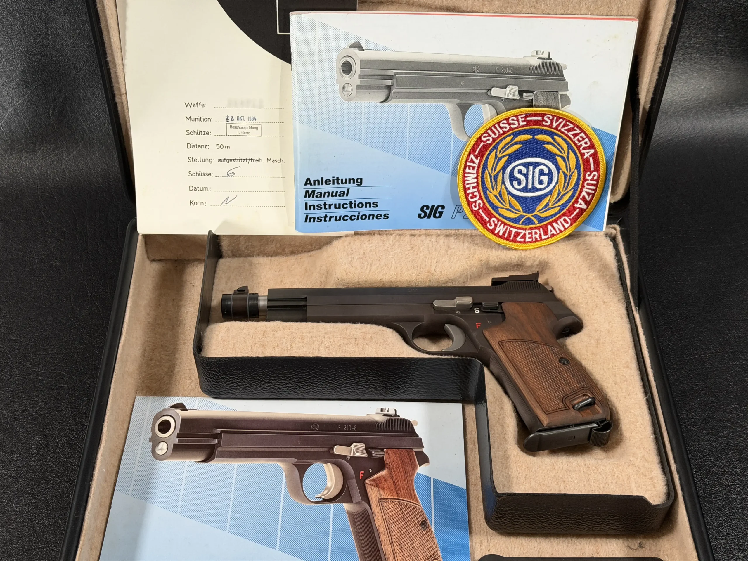 SIG Sauer P210 5 Heavy Frame