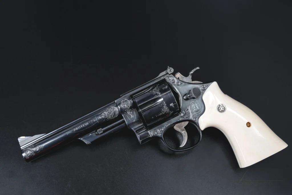 Smith and Wesson 29 Engraved Hartford Gun Club 100 Yr. Anniversary