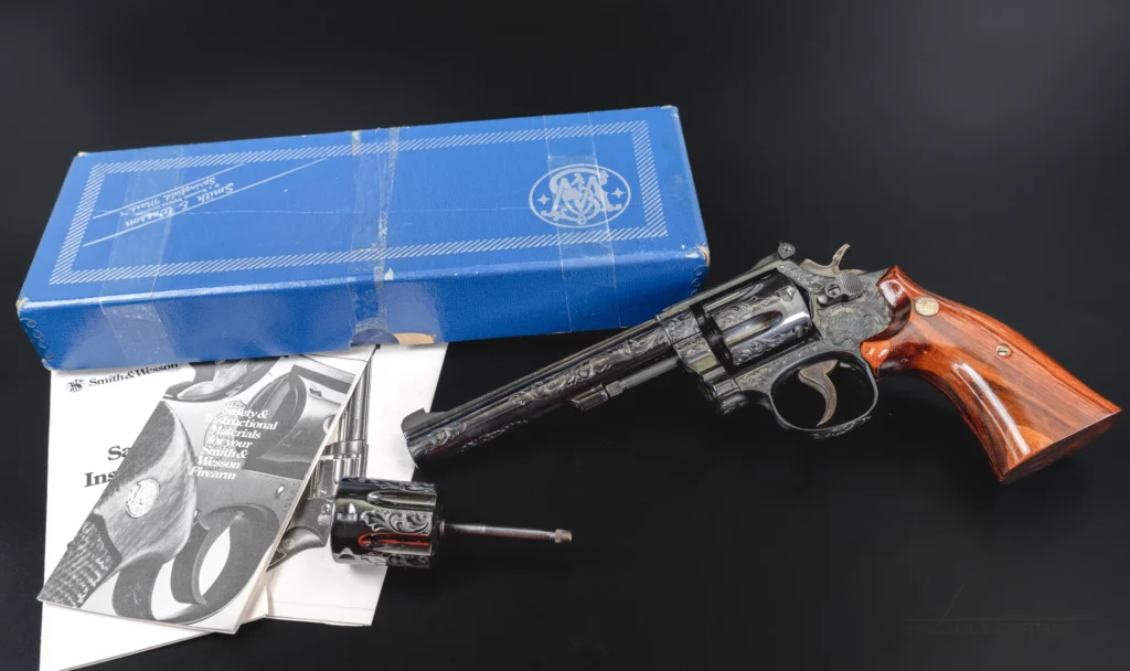 Smith And Wesson Model 48-4 Factory Engraved Serial 90K82A2