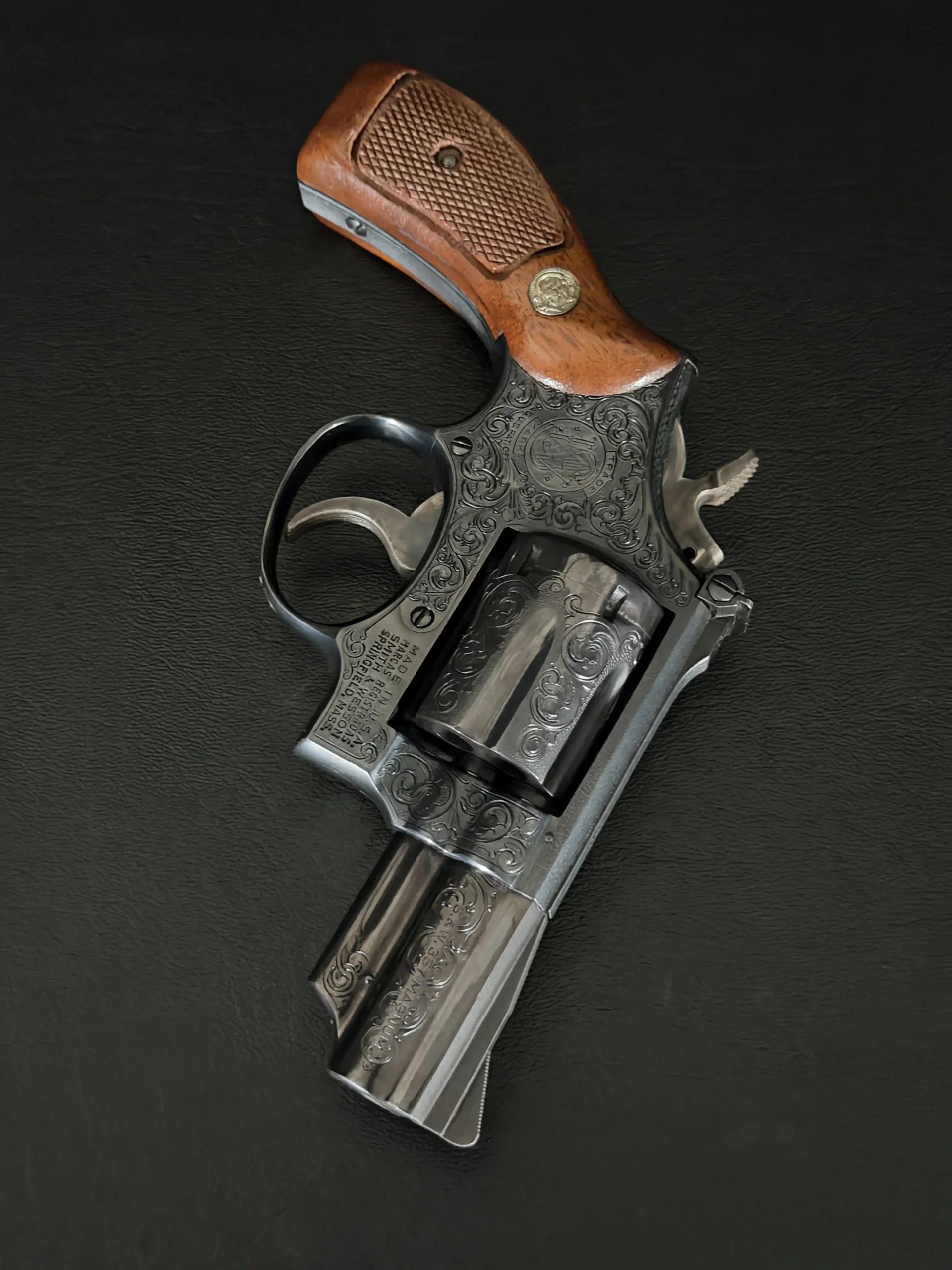 Bent Agner Nielsen Engraved American Revolver