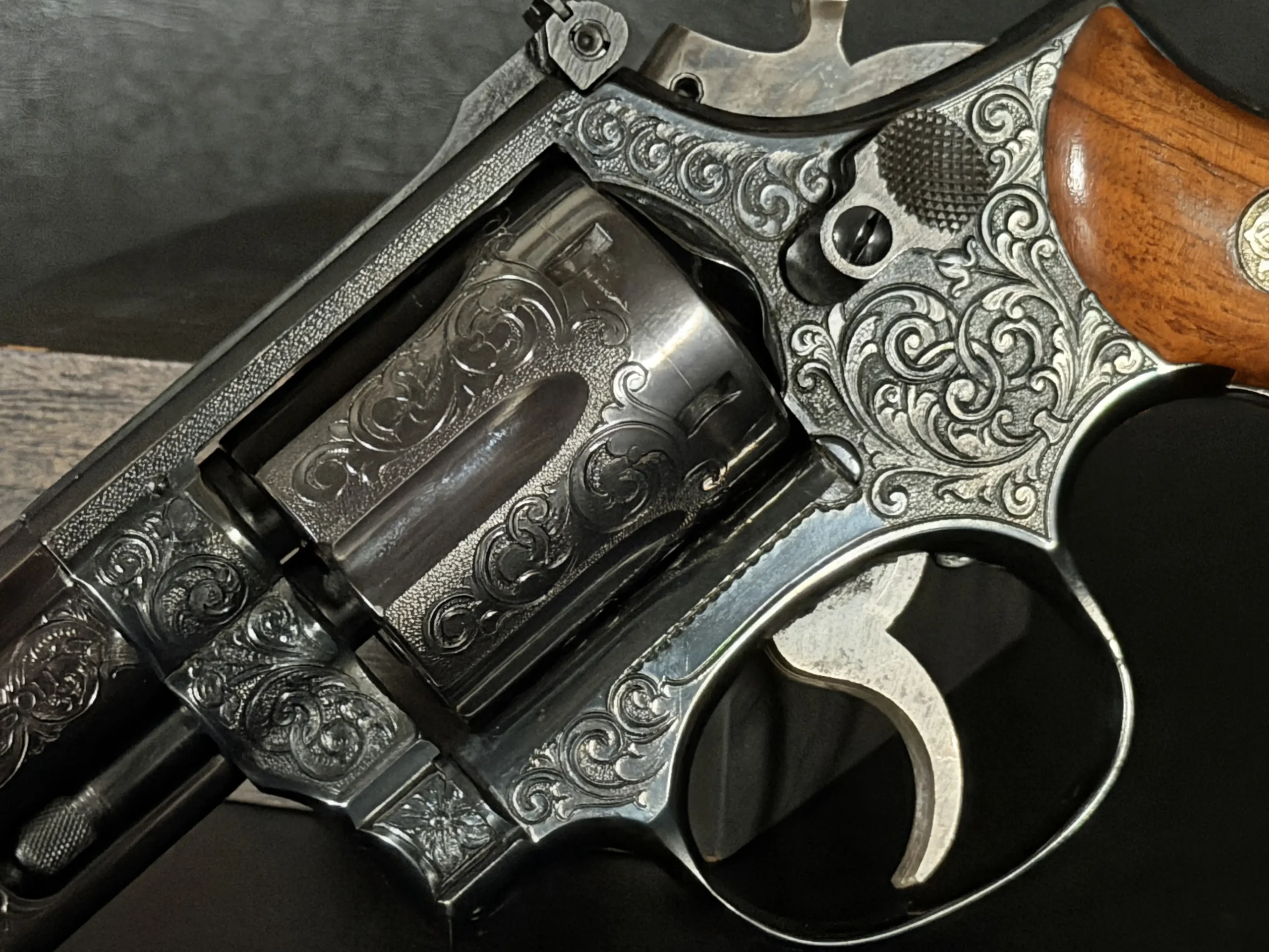 Bent Agner Nielsen Scroll Engraved Smith and Wesson