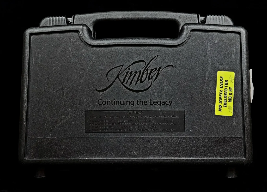 Kimber 1911 High Threat Protection Serial Case - KBWHTP21