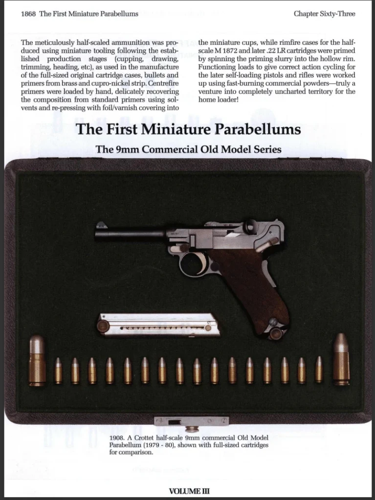 Miniature Luger P08 Magazine 4