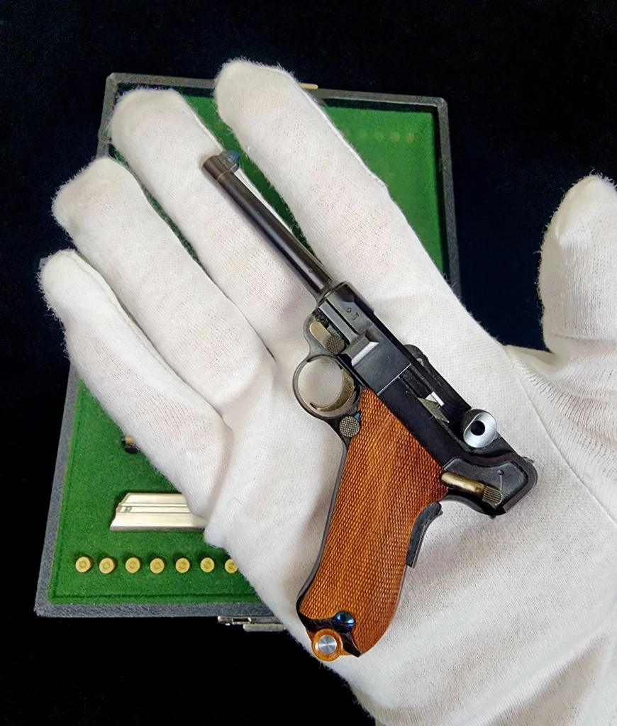 Miniature Luger Half Scale Size By Leon Crottet