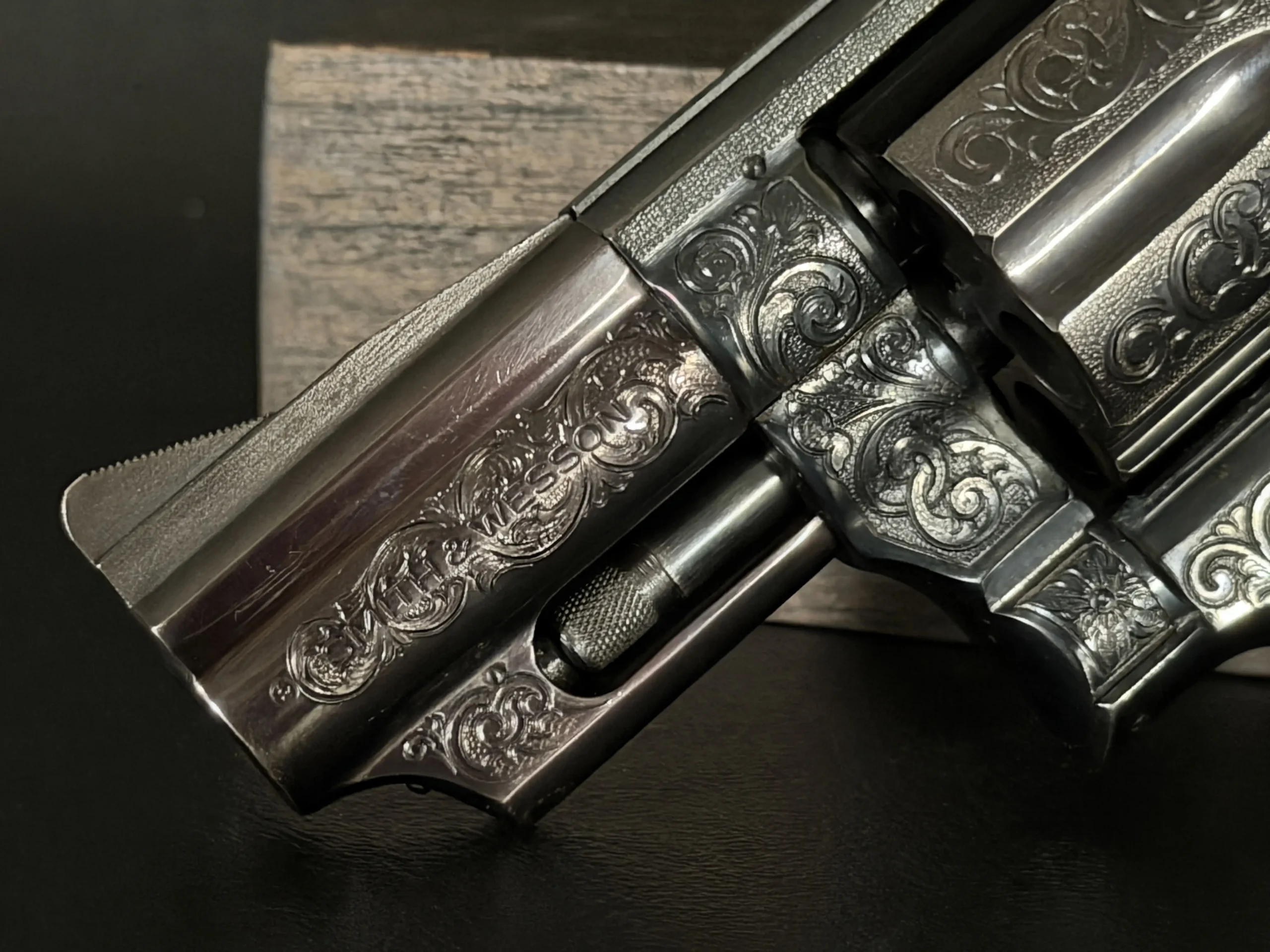 Smith and Wesson Model 19 3 357 Magnum Engraved