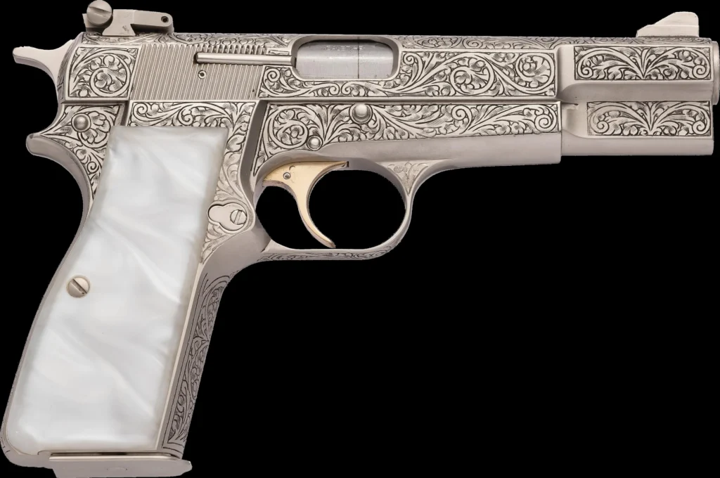 Factory Engraved Browning Renaissance Pistol