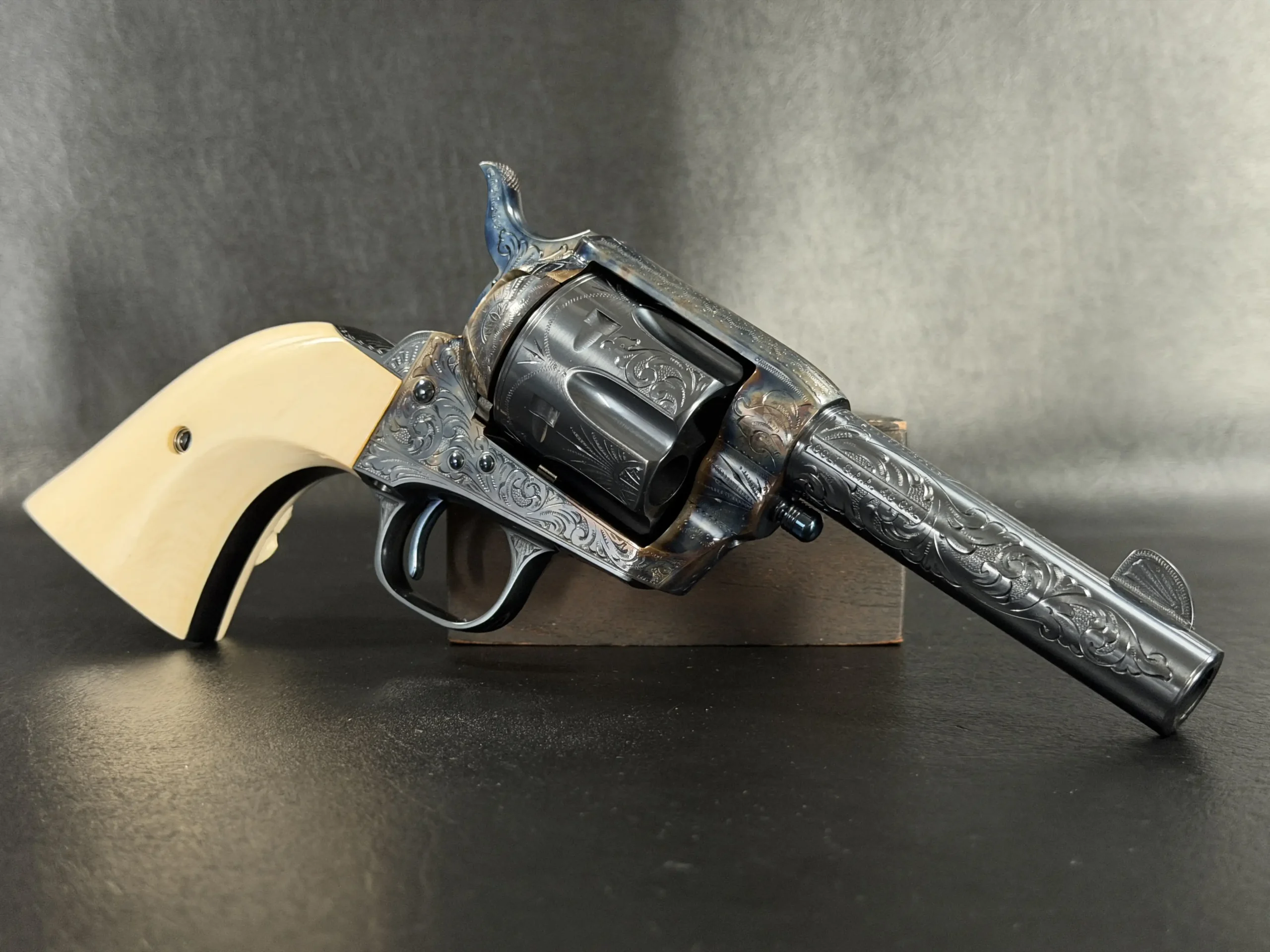 Collectible Engraved Colt 45 Colt Storekeeper