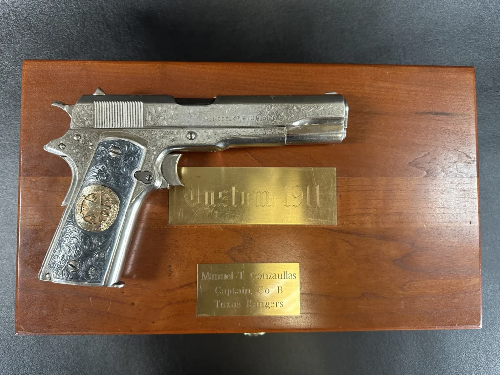 Colt 1911 Attributed to Famed Texas Ranger Captain Case