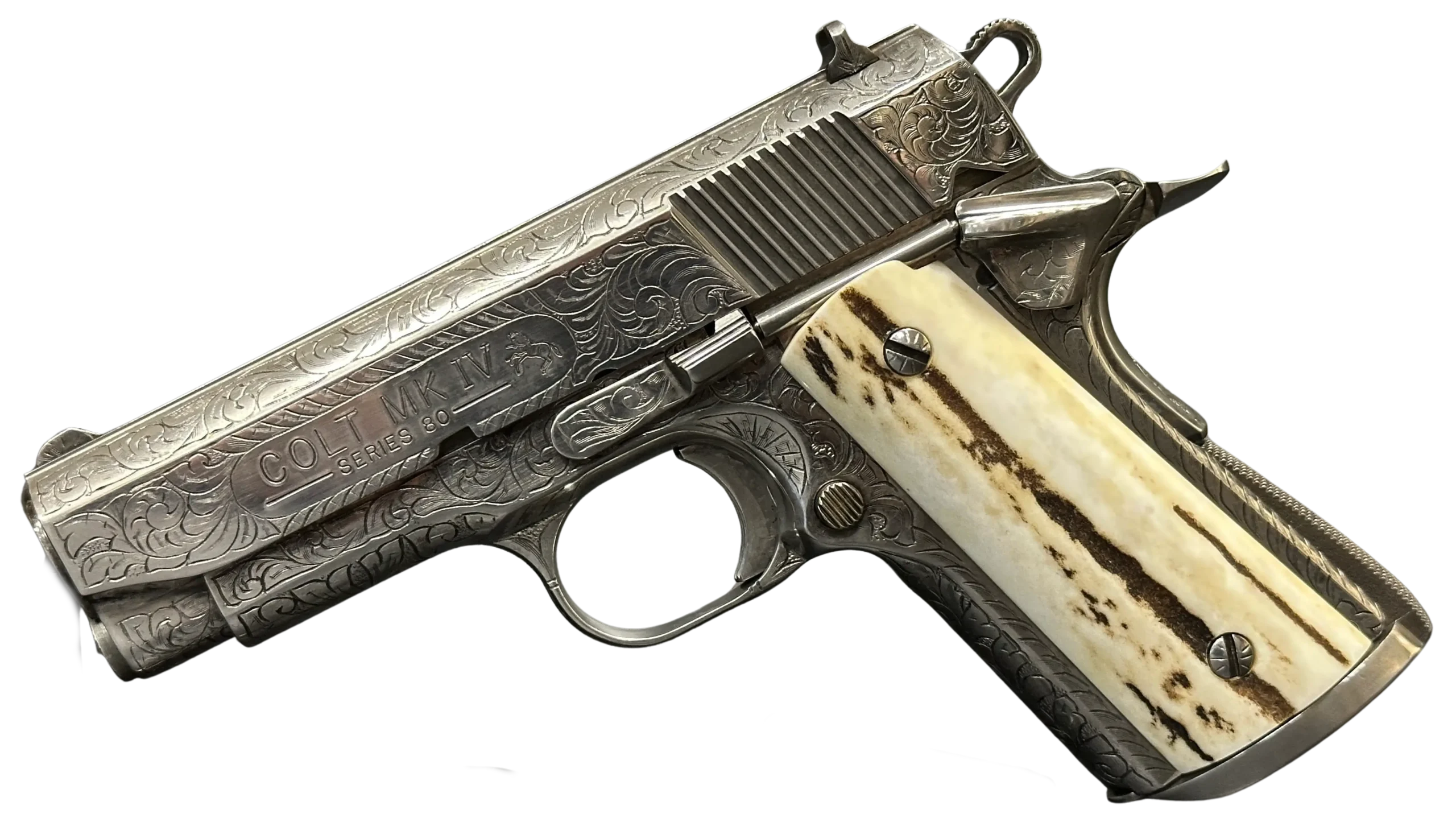 Colt Officer's MK IV Series 80 | Engraved by Robert Valade