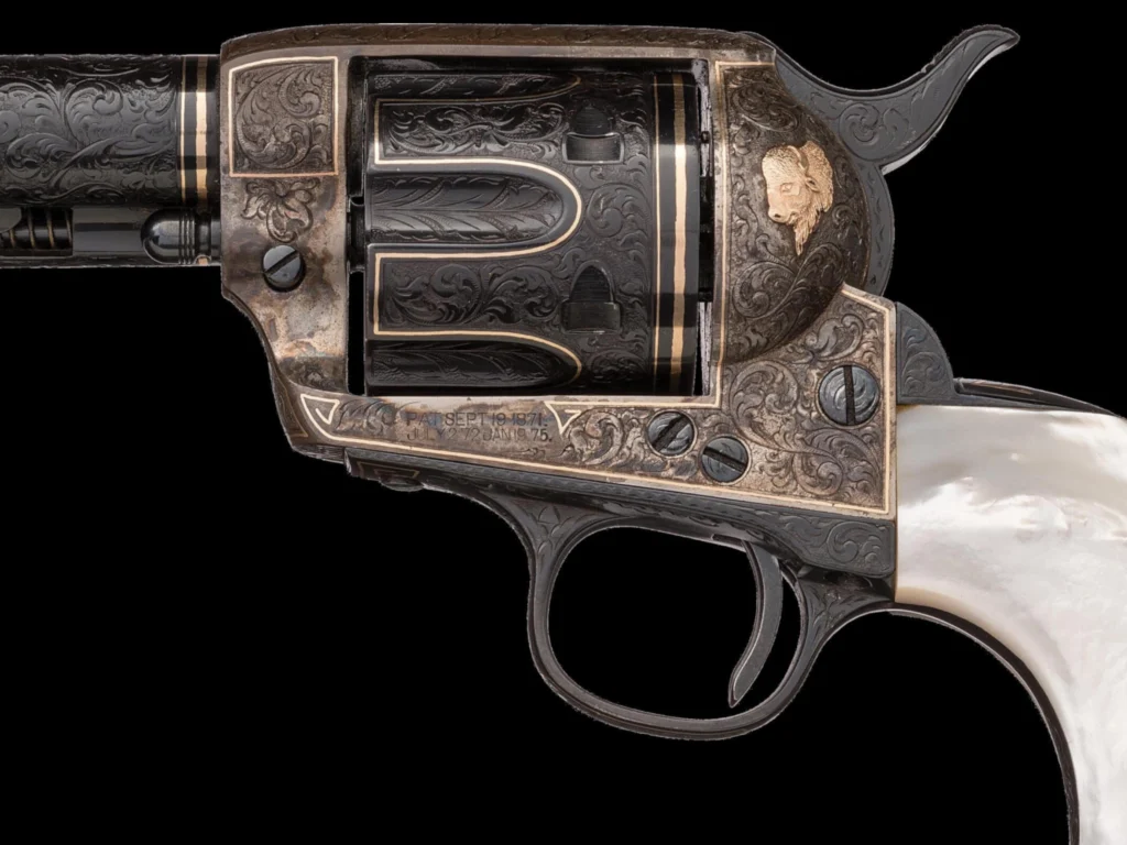 Colt Single Action Army Alvin White Exhibition Engraved Inlaid