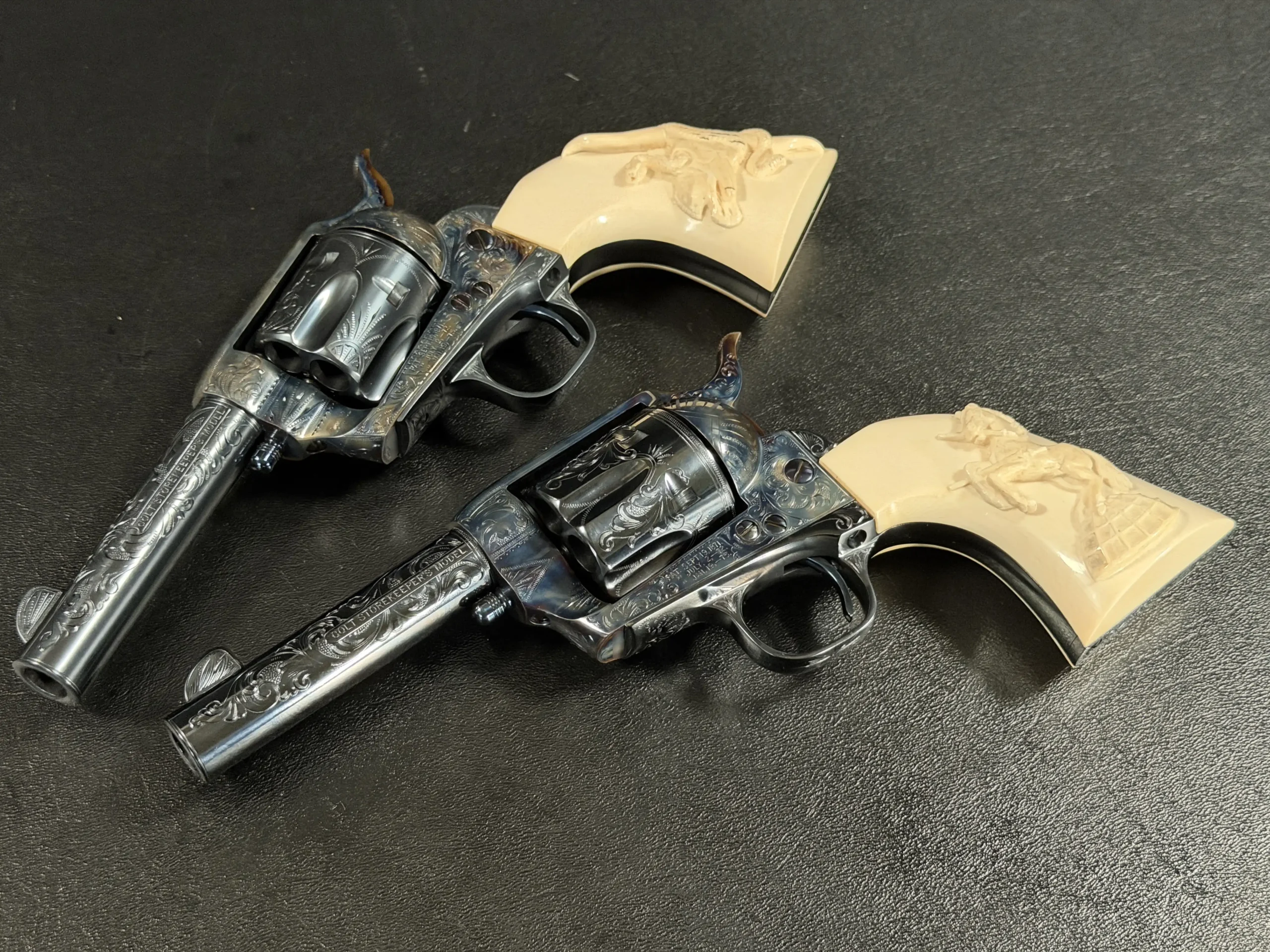 Colt Storekeeper Model P 45 Colt Cased Set