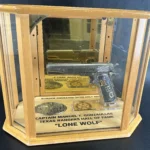 Engraved U.S. Colt 1911 Attributed to Famed Texas Ranger Captain Display