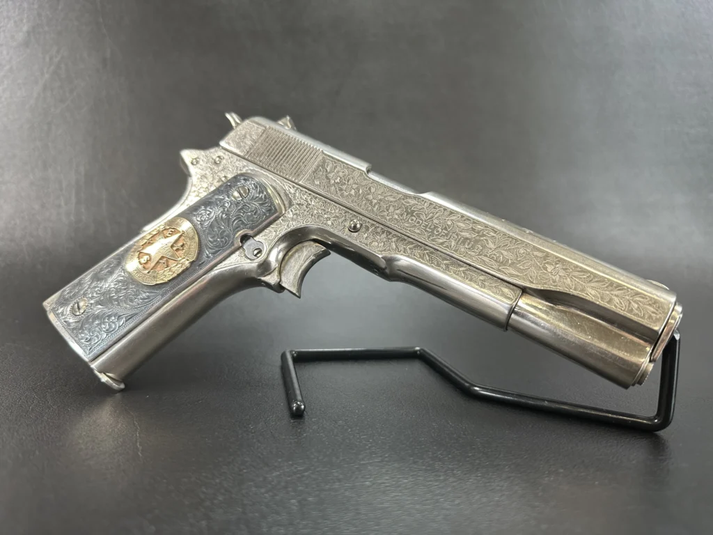 Engraved U.S. Colt 1911 Texas Ranger Captain