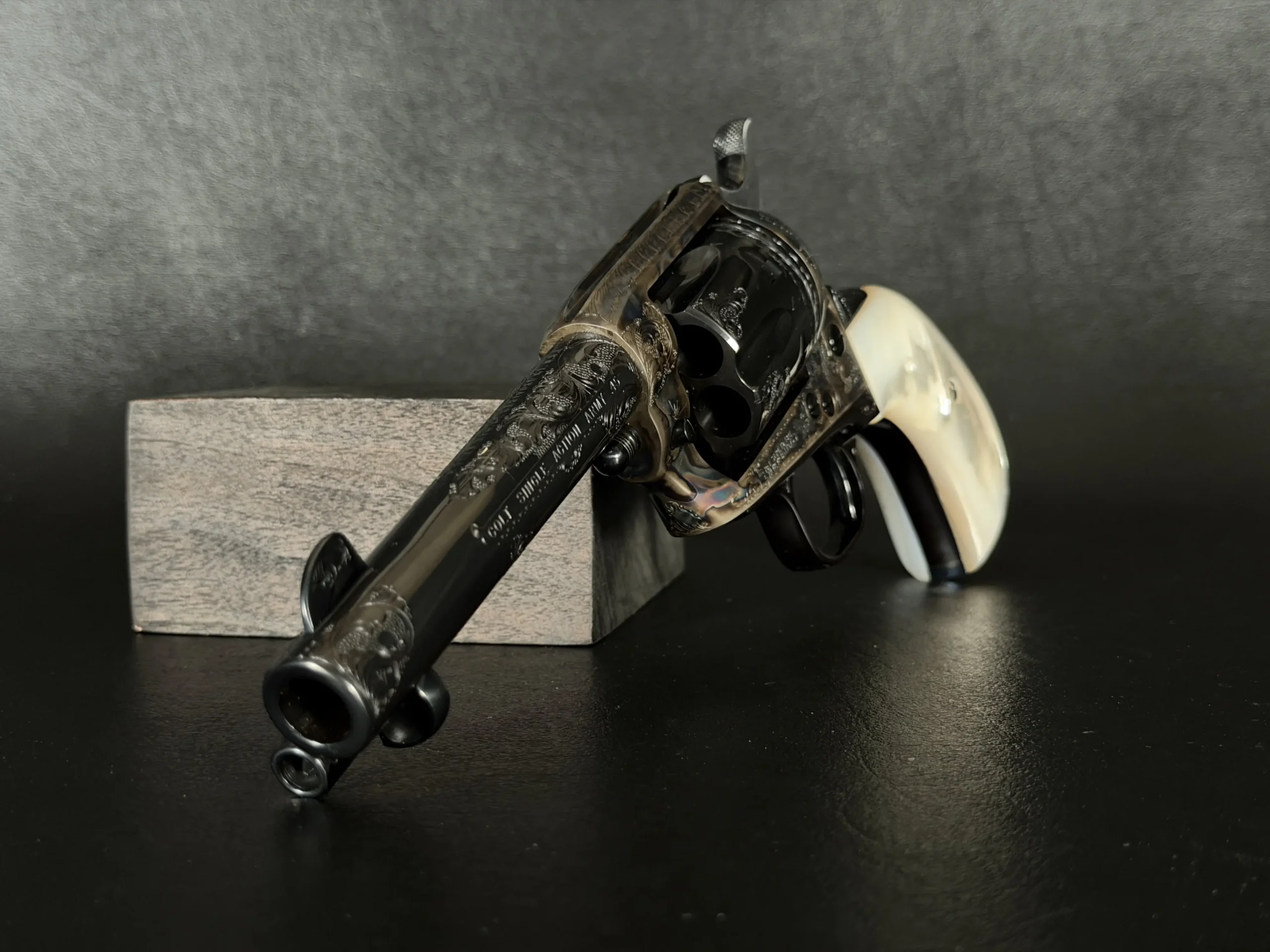 Factory Engraved 3rd Gen Colt Single Action Army Revolver Collector Grade