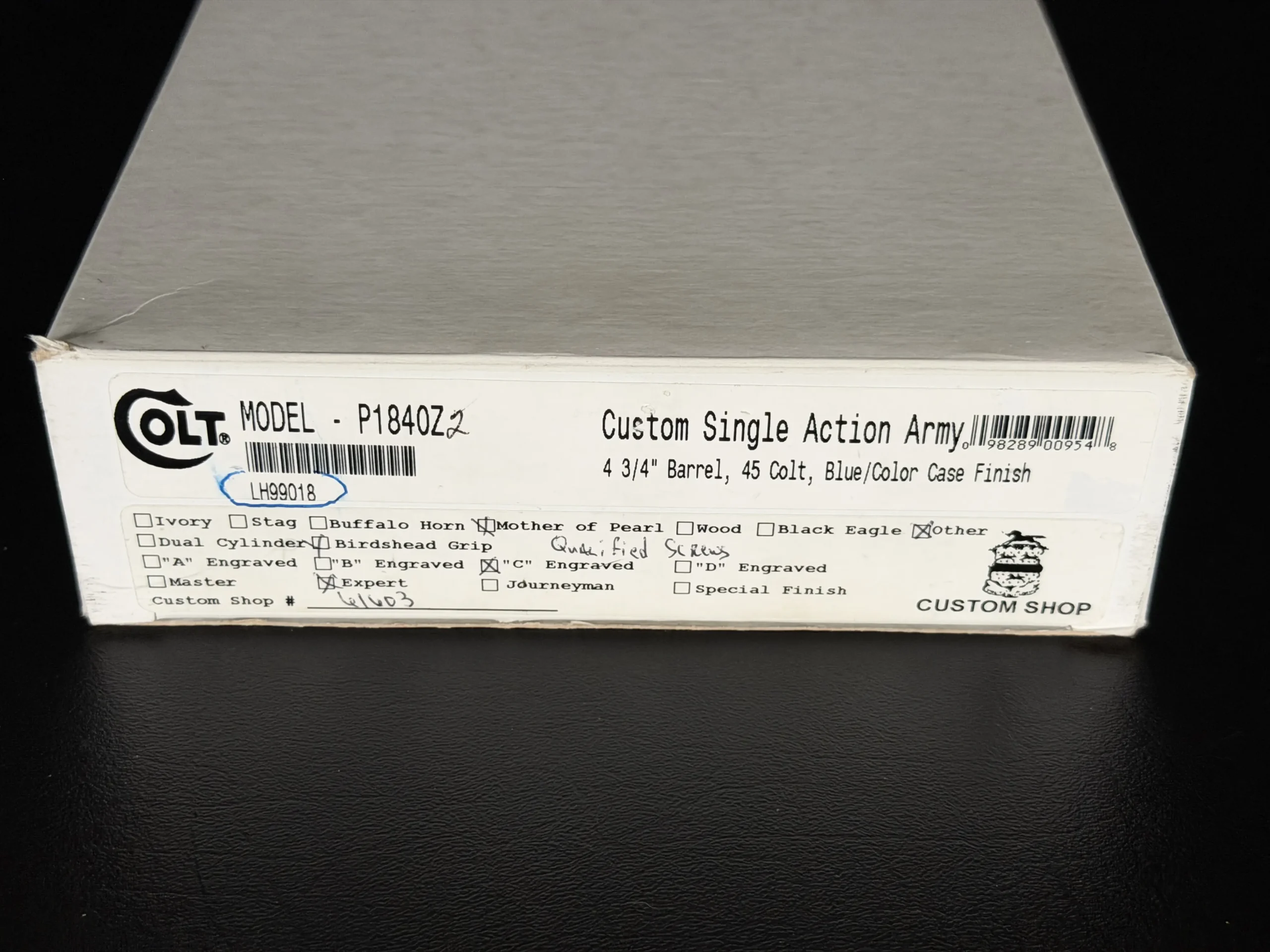 Factory Engraved 3rd Gen Colt Single Action Army Revolver Gun Gallery