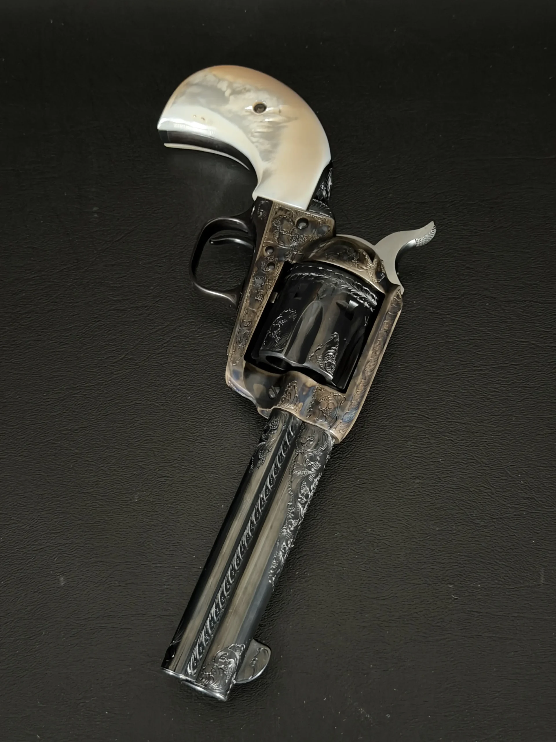 Factory Engraved 3rd Gen Colt Single Action Army Revolver Historic Design