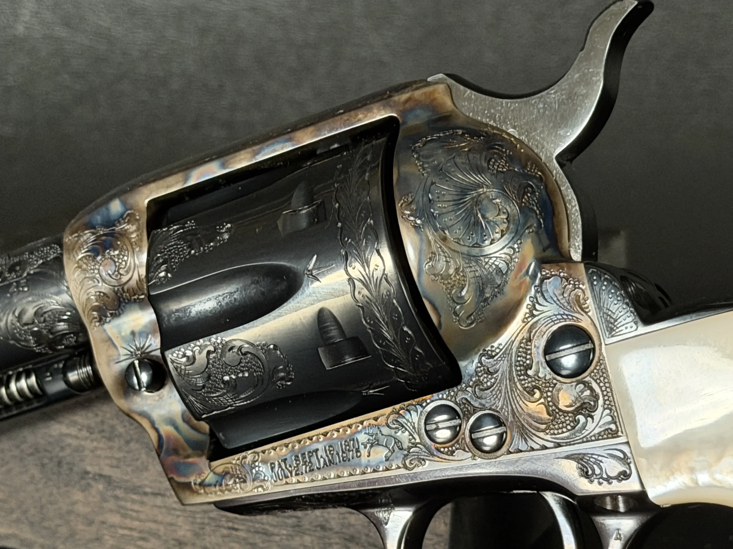 Factory Engraved 3rd Gen Colt Single Action Army Revolver Limited Edition