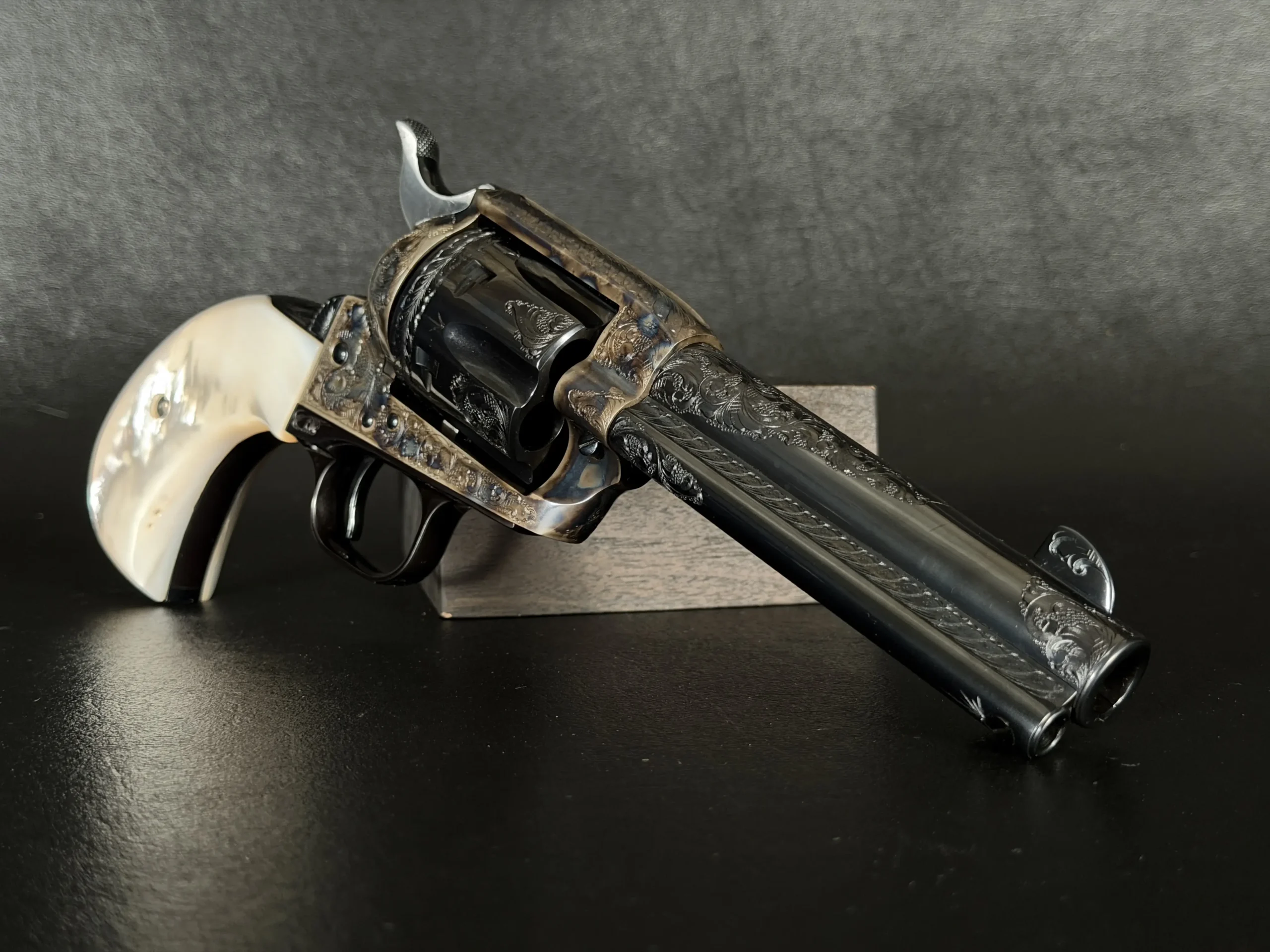 Factory Engraved 3rd Gen Colt Single Action Army Revolver Master Engraving