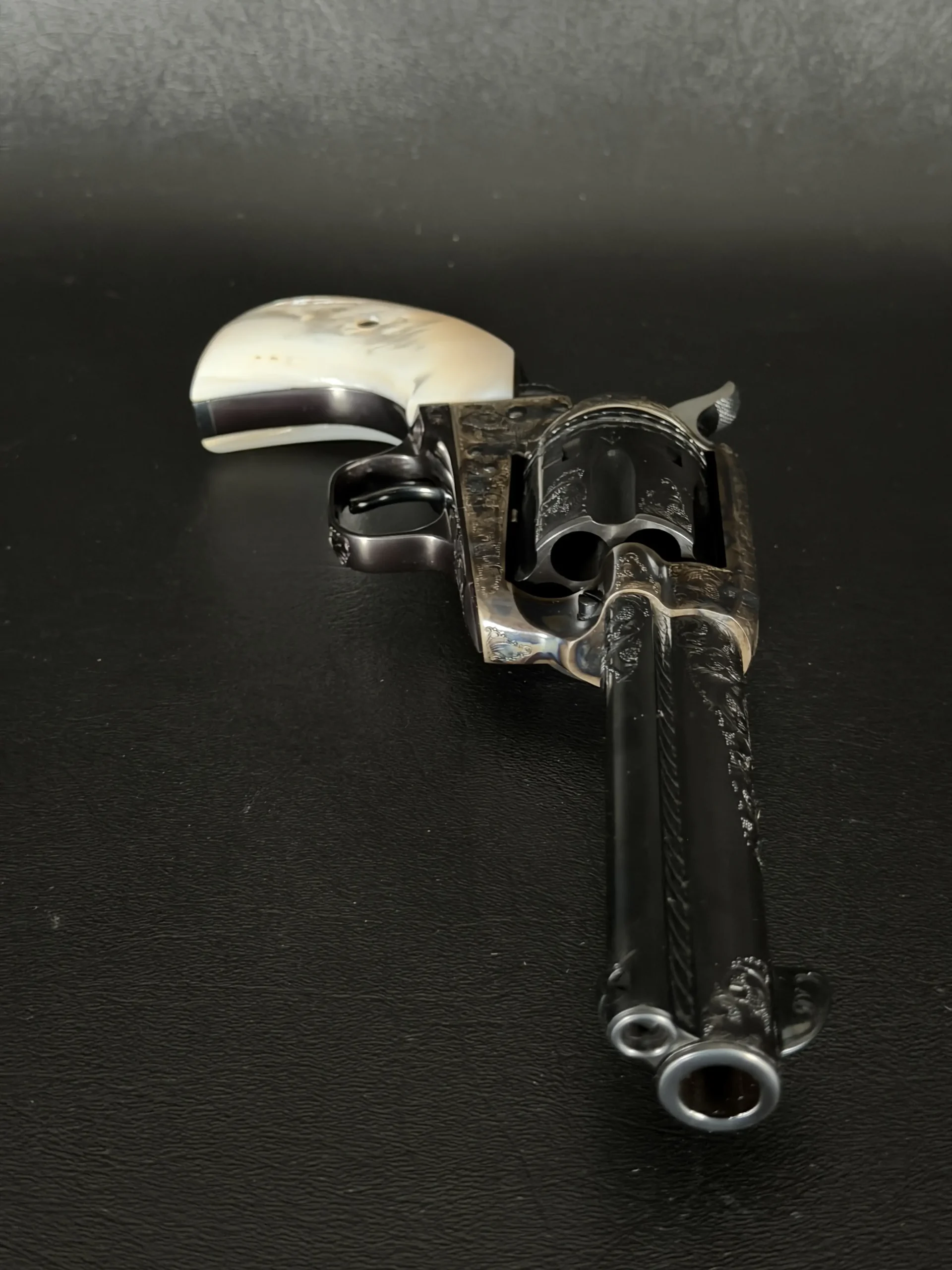 Factory Engraved 3rd Gen Colt Single Action Army Revolver Presentation Grade