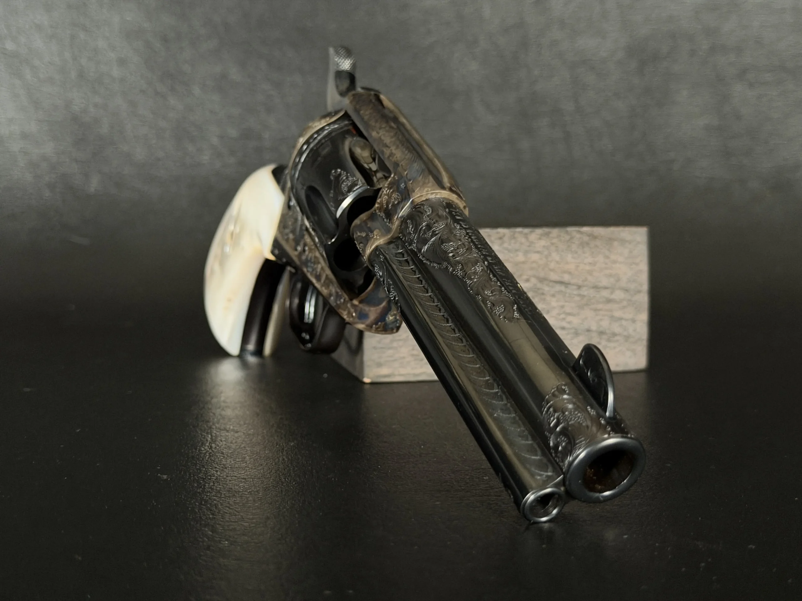 Factory Engraved 3rd Gen Colt Single Action Army Revolver Scroll Engraving