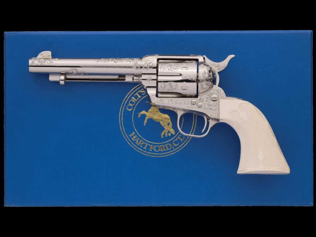 Factory Engraved Colt 3rd Gen Frontier Six Shooter SN S06404A