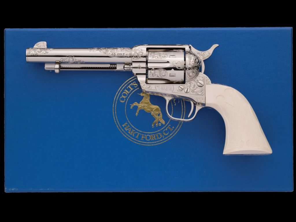 Factory Engraved Colt 3rd Gen Single Action Army Revolver SN S04975A