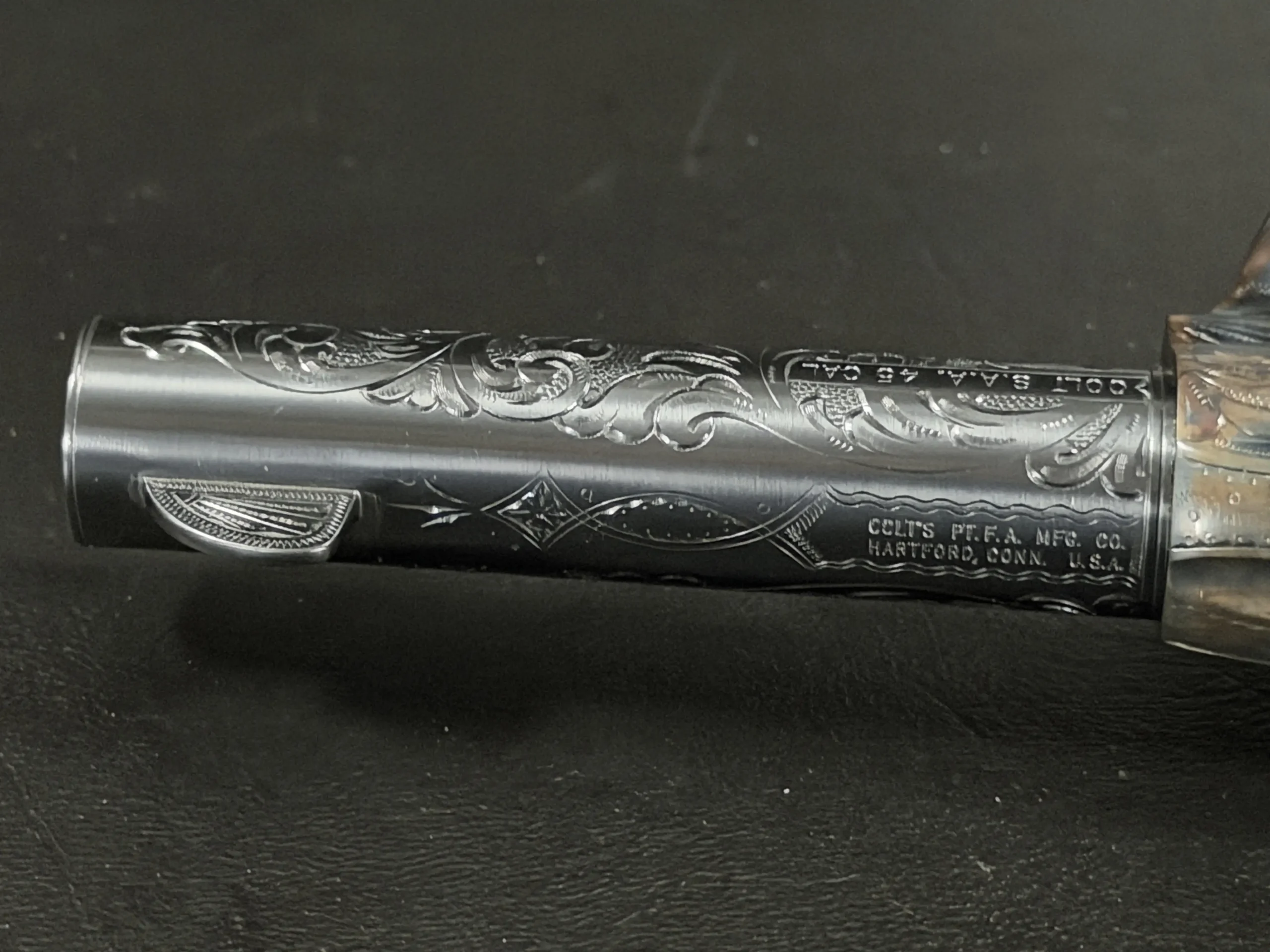 High Condition Engraved Colt SAA Pair 45 Colt