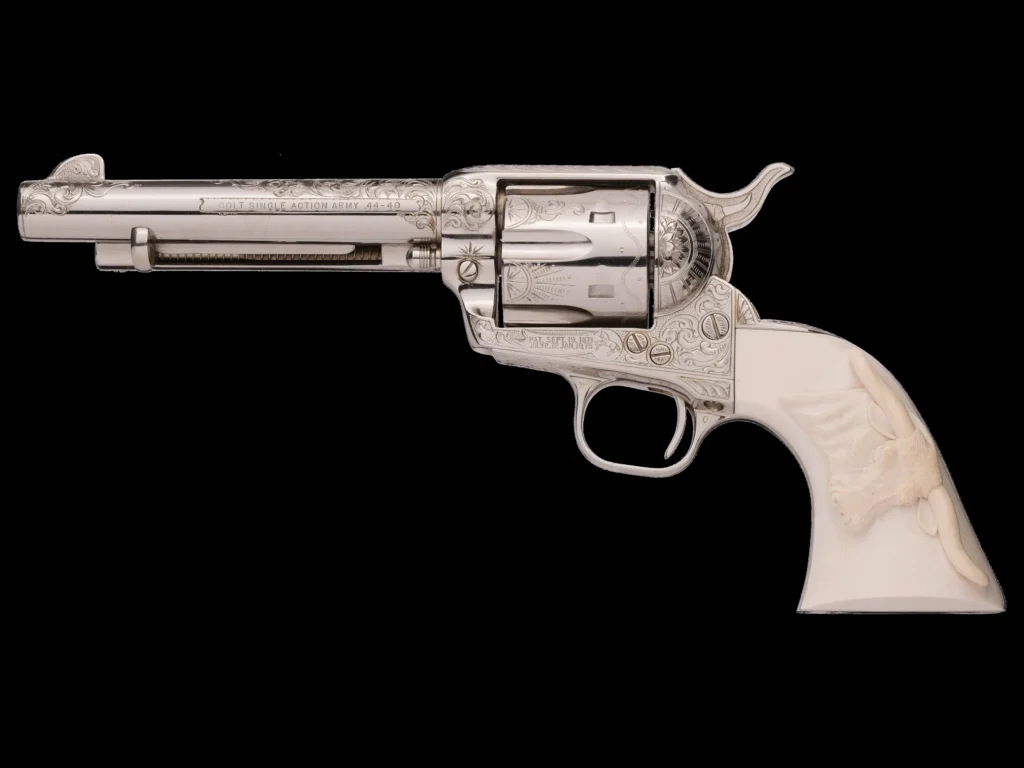 John Adams Engraved Colt 3rd Gen SAA Revolver