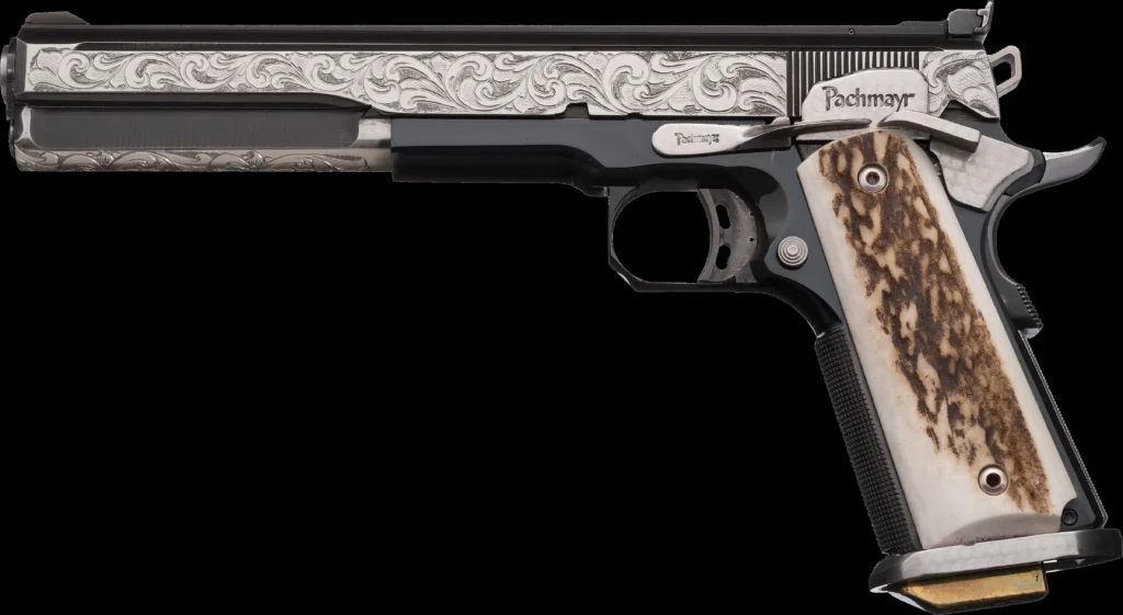 Pachmayr Upgraded Engraved Colt Delta Elite Pistol Serial DE12117